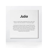 Quadro Significado do Nome Júlia