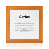 Quadro Significado do Nome Carlos