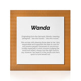 Quadro Significado do Nome Vanda