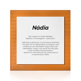 Quadro Significado do Nome Nádia