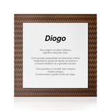 Quadro Significado do Nome Diogo