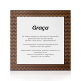 Quadro Significado do Nome Graça