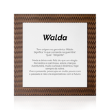 Quadro Significado do Nome Walda
