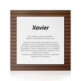 Quadro Significado do Nome Xavier