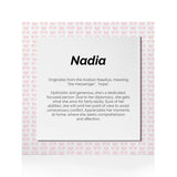Quadro Significado do Nome Nádia