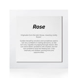 Quadro Significado do Nome Rosa