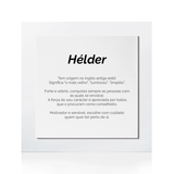 Quadro Significado do Nome Hélder