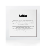 Quadro Significado do Nome Kátia
