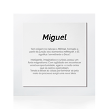 Quadro Significado do Nome Miguel
