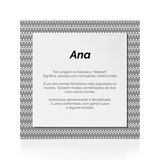 Quadro Significado do Nome Ana