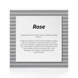Quadro Significado do Nome Rosa
