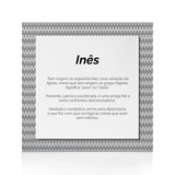 Quadro Significado do Nome Inês