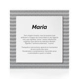 Quadro Significado do Nome Maria
