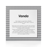 Quadro Significado do Nome Vanda