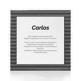 Quadro Significado do Nome Carlos
