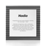 Quadro Significado do Nome Nádia