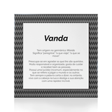 Quadro Significado do Nome Vanda