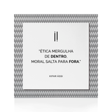 Quadro Decorativo "Ética mergulha..."